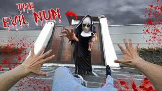 ESCAPE POV HORROR The Evil Nun in Real Life  Horror Pov  Ghost nun [upl. by Aarika920]