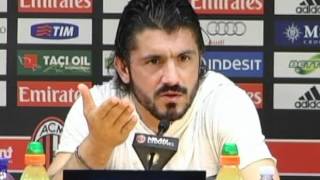 Gattuso ultime parole da rossonero quotMai alla Juve o allInter magari torno ai Rangersquot [upl. by Selym]