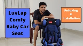 LuvLap Baby Car Seat Unboxing and Installation  Best Car Seat for Kids  How to fix baby car seat [upl. by Arihat]