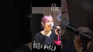 LiSA『HELLO WORLD』MUSiC CLiP Behind the scenes LiSA jpop chill calm shorts making [upl. by Seko]