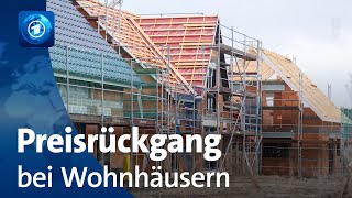 Wohnimmobilien Preisrückgang bei Wohnungen und Häusern [upl. by Montagna]