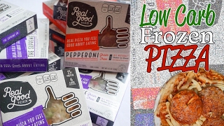 Real Good Pizza Review  Low Carb Keto Frozen Pizza  Chicken Crust [upl. by Tengdin]