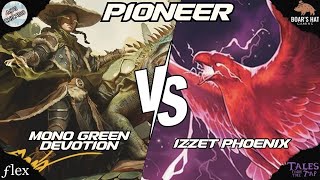 Izzet Phoenix VS Mono Green Devotion MTG Pioneer [upl. by Eiramyelhsa163]