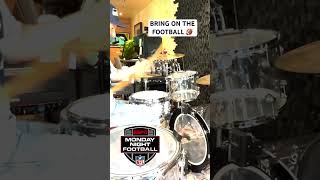 NFL THEME MUSIC DRUM COVERS FOX CBS MNF drums [upl. by Aniluap]