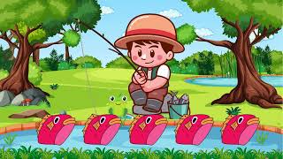 Once I caught a fish alive nursery rhyme song collection for kids  Leigha Marina [upl. by Helbonia]