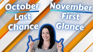 October Last Chance November First Glance [upl. by Chery]