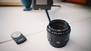 แนะนำ Canon EF 50mm f 18 II [upl. by Annaeirb]