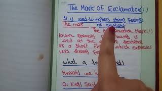 EXCLAMATION MARK  English grammar  How to use punctuation correctly Education For Everyone [upl. by Nim]