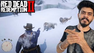 4 Escaped from Wolf attack 😱🐺  RED DEAD REDEMPTION 2 gameplay  DC GAMEZONE🔥 [upl. by Otreblide]