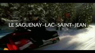 La motoneige au SaguenayLacSaintJean cest GÉANT [upl. by Ailahtan]