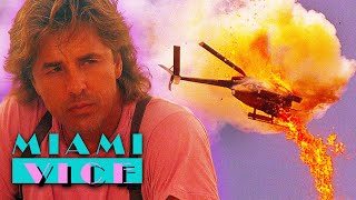 Crockett Shoots Down a Helicopter  Miami Vice [upl. by Roi]