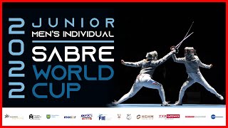 Sabre World Cup Sosnowiec 2022  Junior Mens Individual  Piste Red 1 [upl. by Evvy37]