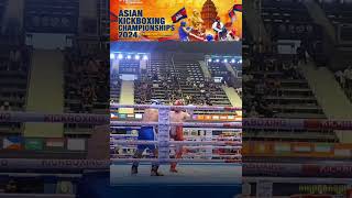 Honorio Banario🇵🇭 Vs Rayimjonov Davlatbek🇺🇿  Finals 75kg k1Asian Kickboxing Championship 2024 [upl. by Wiskind521]