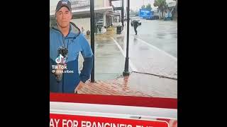 Braving Hurricane Francine for Patriot Pride TrumpSupporters HurricaneFrancine FoxNews [upl. by Ahsiadal255]