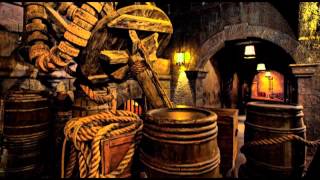 Pirates of the Caribbean queue line opening music 1 hour loop [upl. by Atazroglam490]