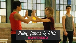 BOYFRIEND  The Next Step Riley James amp Alfies Trio Audioswap  Dove Camerons song [upl. by Anitaf]