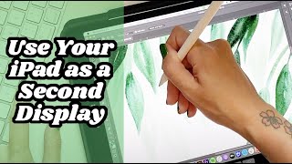 How to Use Your iPad as a Second Display for Photoshop and Illustrator with Sidecar [upl. by Herold]