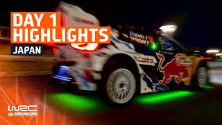 Day 1 Highlights  WRC FORUM8 Rally Japan 2024 [upl. by Avilla]