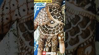 Mehandi design simple and easy front hand new style  youtubeshorts viralvideo trending mehndi [upl. by Annayk933]