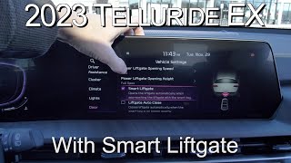 New 2023 Kia Telluride EX with Smart LiftgateHow to Activate Liftgate [upl. by Lirba]