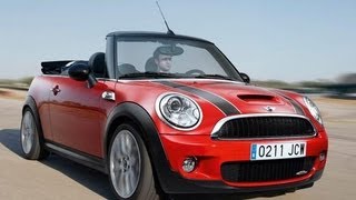 2010 Mini Cooper John Cooper Works Convertible  2009 Geneva Auto Show  CAR and DRIVER [upl. by Hopper]