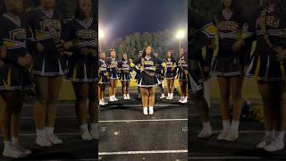 🖤💛🤍 cheer cheerleading highschool [upl. by Wolfy469]