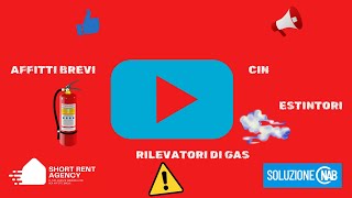 Affitti Brevi CIN Estintori e Rilevatori di Gas [upl. by Hildegard402]