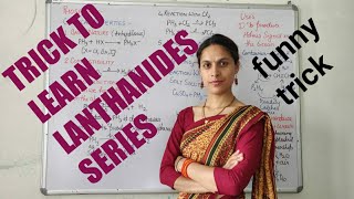 lanthanide series learning trick12thNEETJEE MAINSFBLOCK ELEMENTS [upl. by Aihsenal]