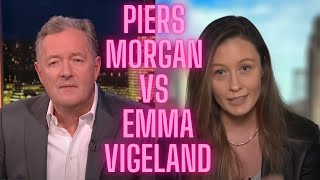 HEATED DEBATE Piers Morgan VS Emma Vigeland [upl. by Lammaj]