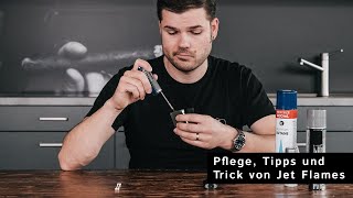 Pflege Tipps und Trick von Jet Flames  Wenn das Jet Flame nicht mehr richtig zündet [upl. by Ennylcaj]