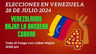 Venezolanos bajan la bandera de Cuba [upl. by Eillim512]