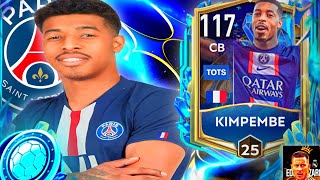 GOOD CB 112 TOTS KIMPEMBE FIFA MOBILE 23 CARD REVIEW GAMEPLAY [upl. by Forbes]