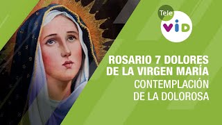 Rosario Siete Dolores de la Virgen María Contemplación de la Dolorosa ⛪ Tele VID [upl. by Amoeji243]