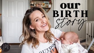 Our Birth Story  A Successful VBAC Homebirth 👶🏼🤍 [upl. by Oam]