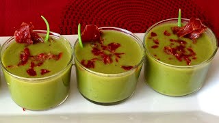 CREMA DE ESPÁRRAGOS VERDES CON CRUJIENTE DE JAMÓN [upl. by Doolittle]