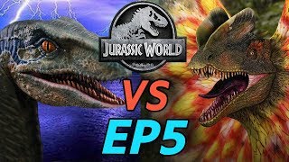 Raptor ปะทะ Dilophosaurus  Jurassic World Evolution 5 [upl. by West]