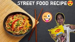 Street style maggi इसे खाकर मुर्दा भी जिंदा हो जाए 😀maggi maggilover maggirecipe [upl. by Eolcin]