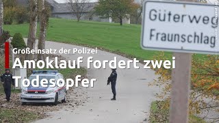 Amoklauf eines Jägers in Altenfelden und Arnreit fordert offenbar zwei Todesopfer [upl. by Kcirttap]