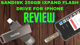 SanDisk 256GB iXpand Flash Drive for iPhone Review [upl. by Barnebas]