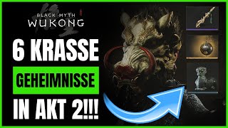 GEHEIME GEBIETE in Akt 2 mit MEGA BOSSEN amp GEILEM LOOT Black Myth Wukong Quest Akt 2 [upl. by Neehs797]