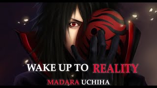 wake up to reality  madara speech  tamil  naruto  anime  Mr BGM channel [upl. by Earleen]