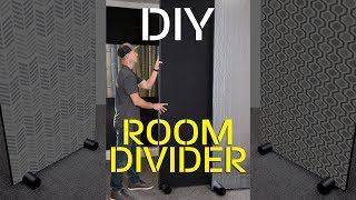 Easy DIY Room Divider Partition Wall for Privacy [upl. by Ellenyl508]