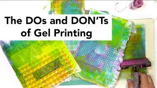 The dos and donts of gel printing [upl. by Eekaz]