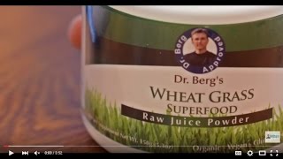 Dr Bergs Raw Wheat Grass Juice Powder how to use it [upl. by Ul]