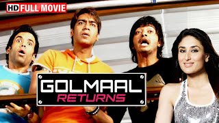 Golmaal Returns  Full Movie  Ajay Devgan  Kareena Kapoor  Arshad Warsi  Bollywood Comedy Movie [upl. by Godden]