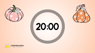 Fall Timer For Kids  20 Minutes Countdown Timer For Kids With Lofi Music  Lofi Classroom Timer [upl. by Irish]