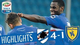 Sampdoria  Chievo 41  Highlights  Giornata 11  Serie A TIM 201718 [upl. by Maidie]