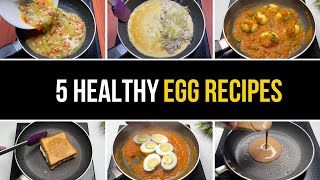 5 Easy High Protein Egg Recipes for Gym Diet [upl. by Evante]