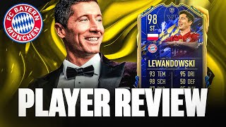 FIFA 22 WAS EIN MONSTER LEWANDOWSKI TOTY PLAYER REVIEW [upl. by Dyal]