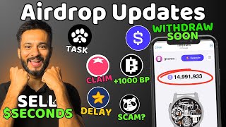 Time Farm SECONDS Withdrawal Soon  Blum New Quest  Major Airdrop Delay  Tomarket Withdrawal Now [upl. by Netsyrk]